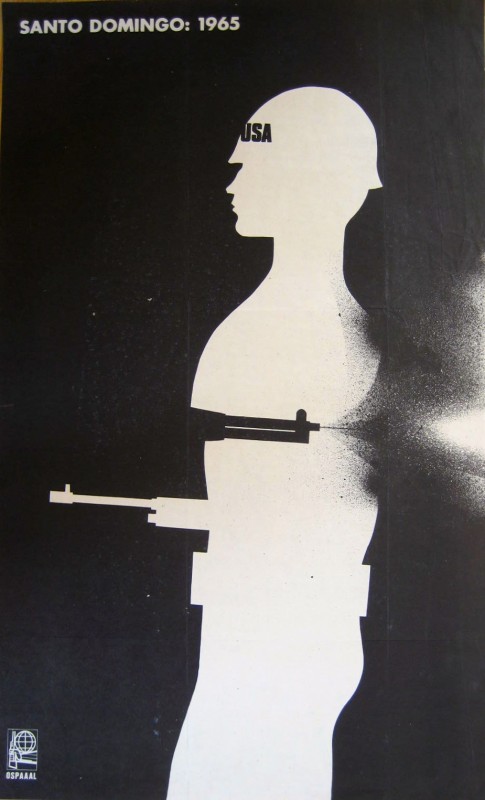 silhouette of a soldier and guns firing