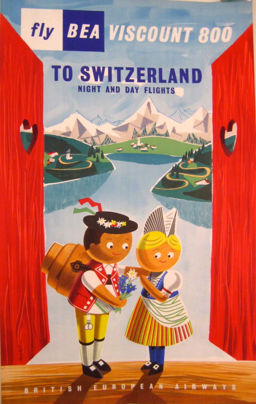 cartoon Swiss children