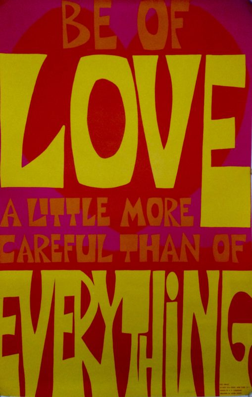 colorful text that reads love everything