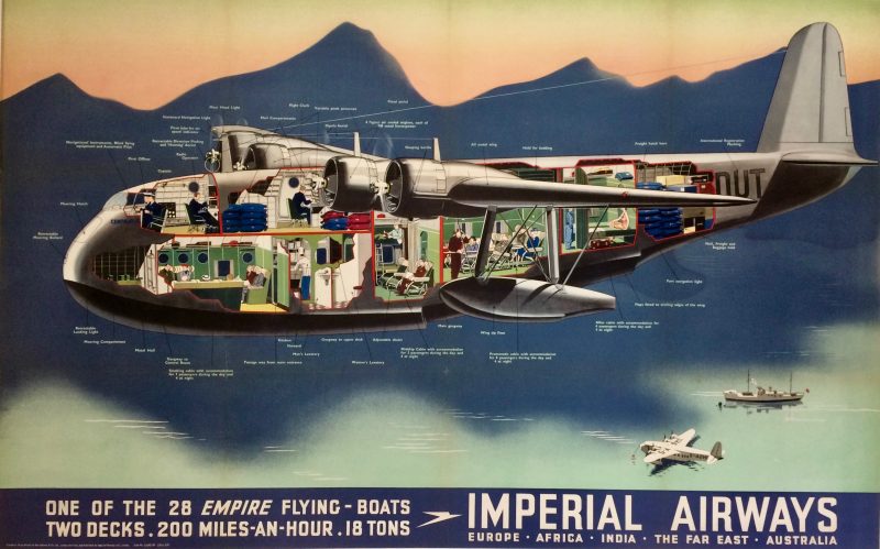 Cutaway image of a plane