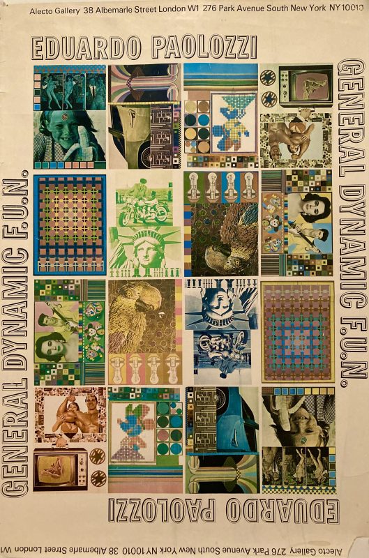 Eduardo Paolozzi General Dynamic F.U.N. exhibition Alecto Gallery