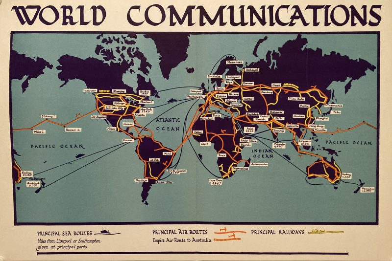 World Communicatiosn map