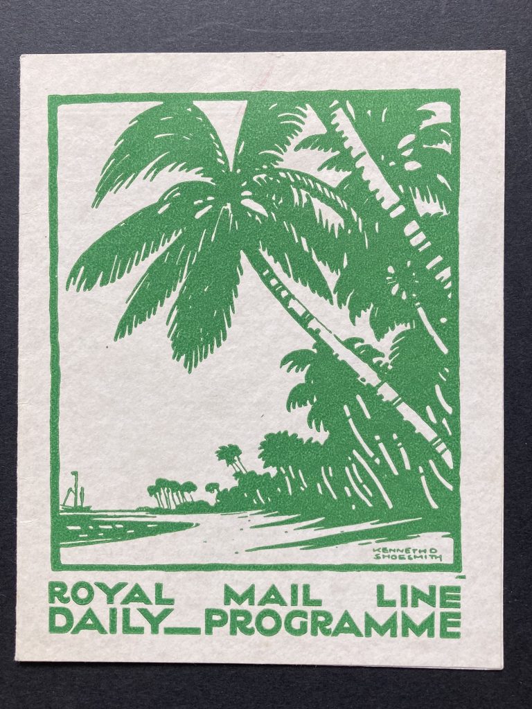 Royal Mail Line Daily Programme