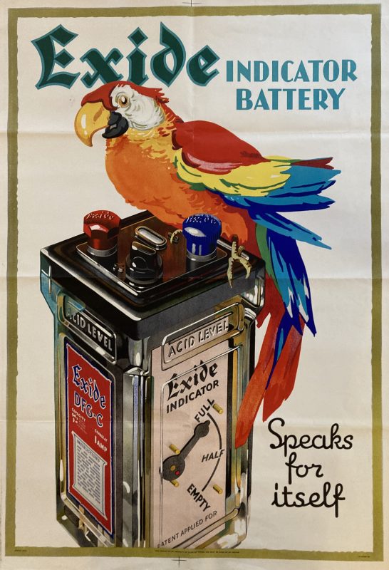 Exide Battery Parrot