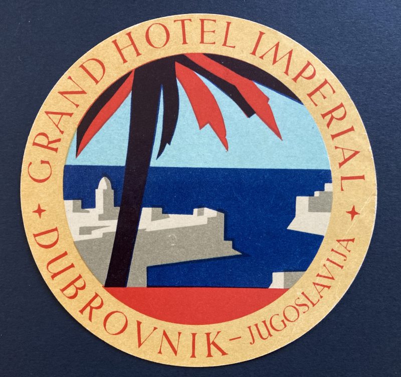 Grand Hotel Imperial Dubrovnik label